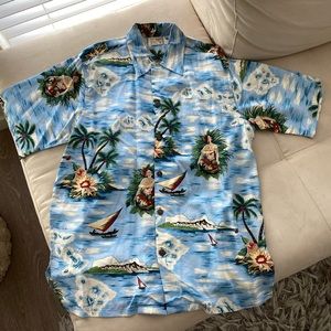 Go Barefoot Vintage Hawaiian Shirt